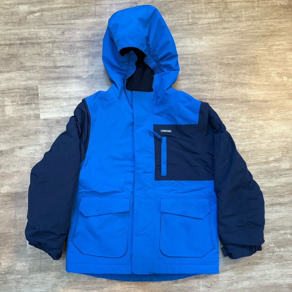 Lands' End Kids Blue and Navy Jacket